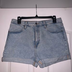 Wild Fable Highest Rise Light Wash Denim Shorts